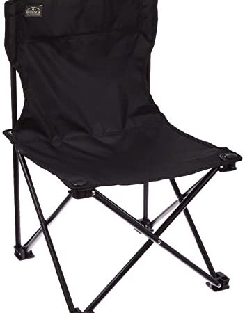 BUNDOK(バンドック) アクション チェア BD-138BK ブラック 収納ケース付