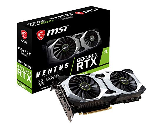 MSI NVIDIA GeForce RTX 2080 Ti Ventus GP OC 11GB GDDR6 HDMI/3DisplayPort PCI-Express ビデオカード (リニューアル)