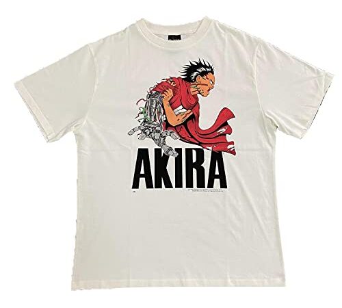 [YIIGGTT] Akira Otomo Katsuhiro アキラ アニメ 漫画 Tシャツ メンズ/レディース Tシャツ/夏服 スポーツ トップス プリント 無地 ゆったり ファッション 大きいサイズ 肌着 男女兼用（ＸＸＬ）