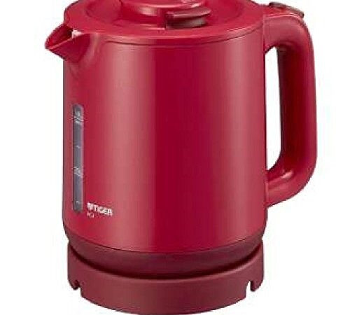 タイガー 魔法瓶 蒸気レス電気ケトル わく子 1リットル レッド PCJ-A101-R Tiger