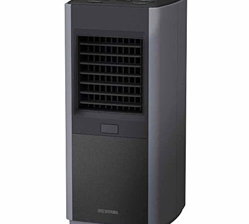 アイリスオーヤマ ヒーター セラミックファンヒーター スリム 大風量 人感センサー付 暖房器具 コンパクト ACH-SM12A-H グレー