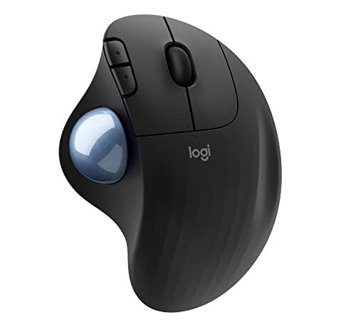 【Amazon.co.jp限定】ロジクール ワイヤレスマウス トラックボール 無線 M575S Bluetooth Unifying 5ボタン トラックボールマウス ワイヤレス マウス windows mac iPad 電池寿命最大24ケ月 M575 ブラック 国内正規品