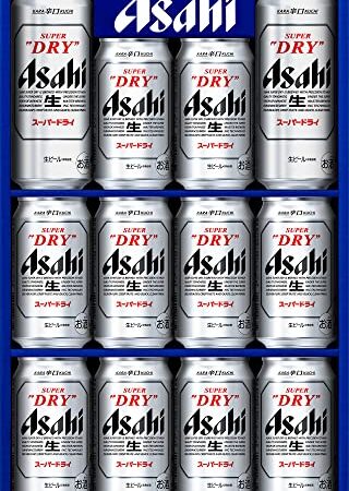 【贈り物/お中元に】アサヒスーパードライ缶ビールギフトセット(AS-3N) 350ml×10本、500ml×2本