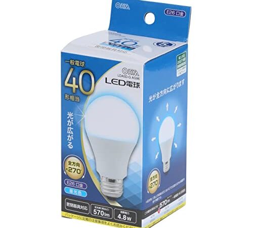 LED電球 E26 40形相当 昼光色 LDA5D-G AG96 06-4270