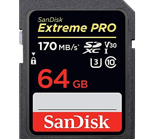 SanDisk サンディスク Extreme Pro SDXC 64GB カード UHS-I 超高速U3 V30 Class10 4K対応【 5年保証 】 [並行輸入品]