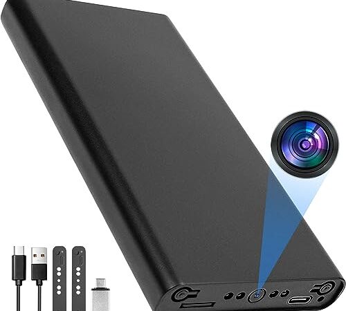 隠しカメラ 1080P 小型スパイカメラ 10000mAh 多機能 モバイルバッテリー カメラ 70時間連続録画可能 512GB対応 自動暗視録画 動体検知監視カメラ 屋内外セキュリティ 監視カメラ 会議/オフィス監視/車両の盗難防止/証拠録画に最適 簡単操作 日本語取扱説明書付き