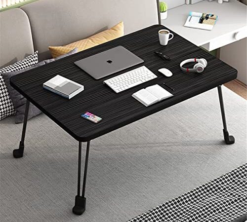 【2023年NEW多機能 折りたたみテーブル 非常に安定している 】折り畳みテーブルパソコンデスク座卓 おりたたみテーブル ベッドテーブル ローテーブル 折りたたみミニテーブル テーブル 一人暮らし 多機能 ラップトップテーブル PCデスク サイドテーブル カフェテーブル 幅60×奥行40×高さ29cm 学習 ベッド ソファ 食事 利用可 5色 (長60*幅40cm*高さ29cm, ブラック)