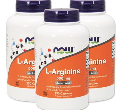 【3個セット】 Lアルギニン 500mg 250粒 [海外直送品]