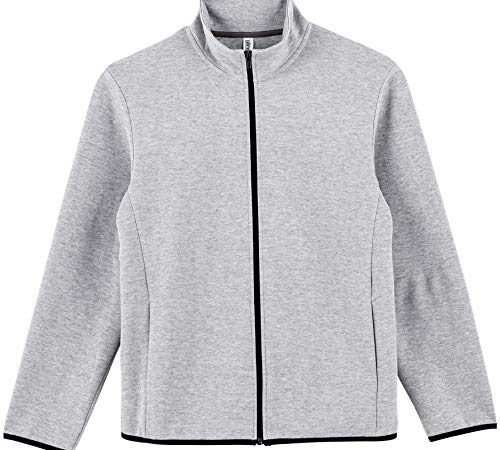 [グリマー] 7.7オンス ドライ スウェット ジップジャケット 00344-ASJ[メンズ] 00344-ASJ 杢グレー 日本 LL (日本サイズ2L相当)