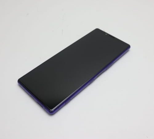 未使用 802SO Xperia1 Softbank パープル 〇判定 SIMロック解除済