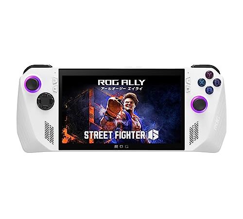 ASUS ゲーミングPC ROG Ally RC71L 7インチ Ryzen Z1 Extreme メモリ16GB SSD512GB リフレッシュレート120Hz Windows11 ポータブル 重量608g ホワイト RC71L-Z1E512