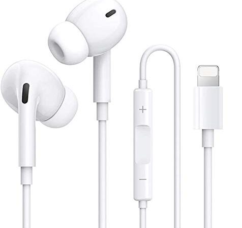 KOIFITA 【2023新版 】 iPhone イヤホン 有線 イヤフォン 音量調節 通話対応 重低音 マイク付き ヘッドホン 対応 iPhone14/12/11/SE/X/XS/XR/XS Max/8/8P/7/7P/iPad/iPod