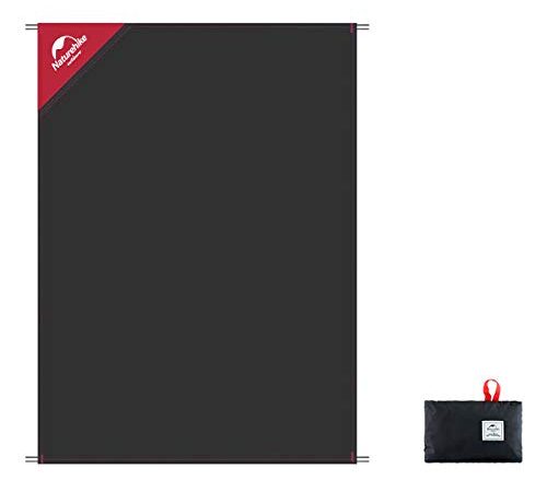 Naturehike 両面シリコナイジング キャンプ マット フロアマット両面シリコン塗装生地防水シート 撥水ニット 生地遮光日除け加工 20D 両面防水シリコナイジング 収納バッグ付き (145×100㎝)