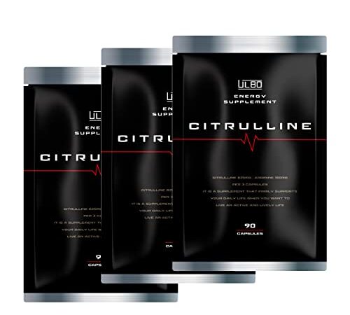 ULBO（アルボ） シトルリン アルギニン 日本製 カプセル 90粒×3セット 約90日分