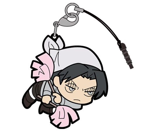 進撃の巨人 リヴァイ お掃除ver. つままれストラップ