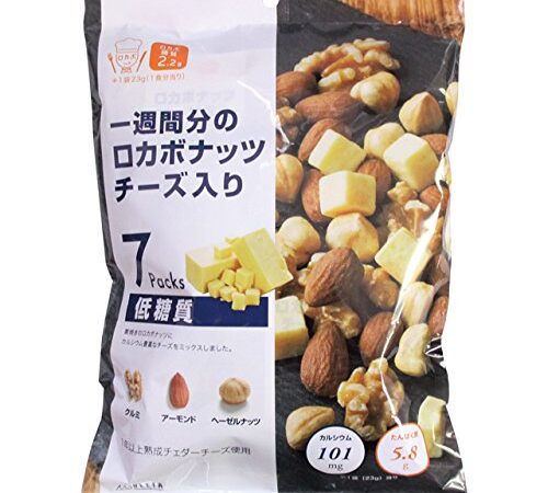 デルタインターナショナル 1週間分のロカボナッツ チーズ入り 161g(23g×7袋)
