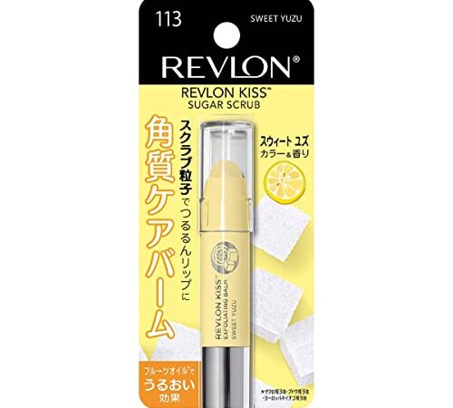 レブロン キス シュガー スクラブ 113 スウィートユズ 保湿 角質ケア 洗い流す不要 うるおい リップケア リップクリーム リップバーム Revlon Kiss Sugar Scrub 113 Sweet Yuzu 1個 (x 1)