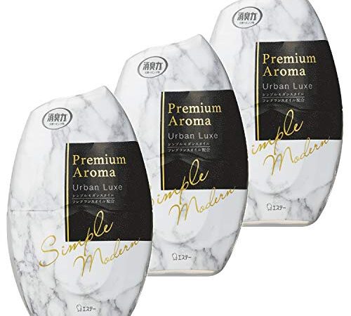[ 消臭力 プレミアムアロマ ]【まとめ買い】 部屋用 置き型 アーバンリュクス 400ml×3個 お部屋の消臭力 玄関 リビング 寝室 ルームフレグランス 消臭剤 消臭 芳香剤
