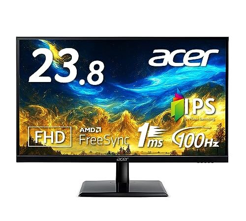 日本エイサー Acer スタンダードモニター 23.8インチ IPS フルHD 100Hz 1ms スピーカー・ヘッドホン端子搭載 HDMI1.4 AMD FreeSync EK241YEbmix