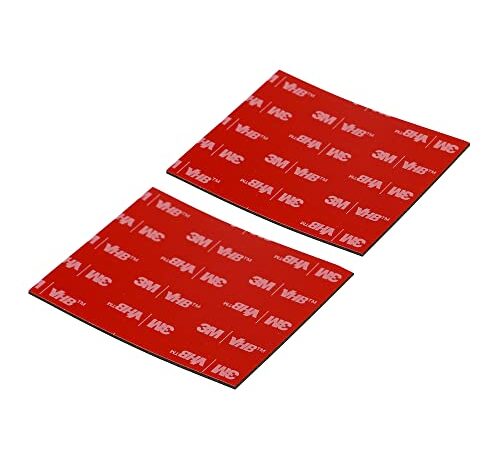 エーモン(amon) 超強力両面テープ (ドライブレコーダー・ETCアンテナなどに) 耐熱 黒 幅75mm×長さ60mm×厚さ1.14mm 2枚入り 3983