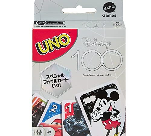 マテルゲーム(Mattel Game) ウノ(UNO) ディズニー100【ディズニー100周年セレブレーション】【カードゲーム】【ホログラム付き記念カード入り計113枚】【2~10人用】 【7才~】 HPW21