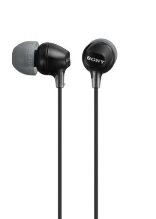 ソニー イヤホン MDR-EX15LP : カナル型 ブラック MDR-EX15LP B [並行輸入品]