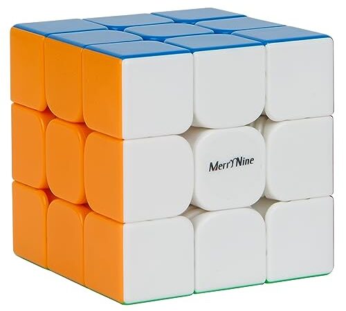 MerryNine 競技用スピードキューブプロのパズルキューブ ルービックマグネットキューブフォーミュラマニュアル付き (56mm/3x3)