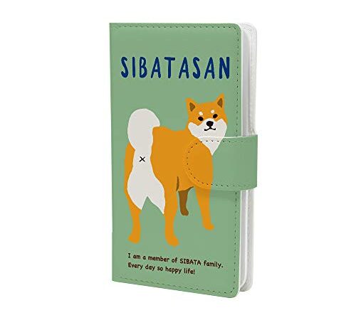 mitas ZenFone Max Pro M2 ZB631KL ケース 手帳型 しばたさん くろやなぎさん デザイン ミラー付き (435) フレンズヒル vol.15 D フリムキしばたさん グリーン ERL-039-MIR-6015-D/ZB631KL