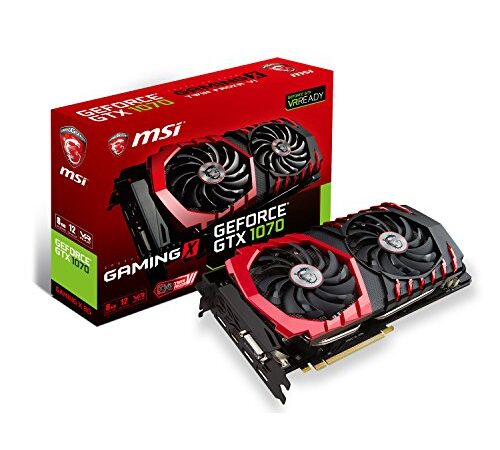 MSI オリジナルクーリングシステム TWINFROZR VI 搭載 GeForce GTX 1070グラフィックボード GeForce GTX 1070 GAMING X 8G