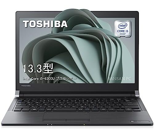 東芝 ノートPC R73/13.3型/Win 10/Core-i5-6300U/8GB/128GB/WPS Office 搭載/HDMI/WIFI/Bluetooth/薄型・轻量 Toshiba Dynabook R73 仕事用 (整備済み品)