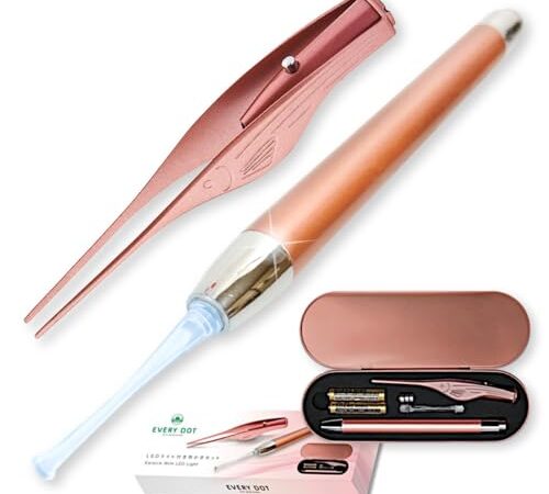 【保育士監修の新型 】 耳かき みみかき 光る耳かき 耳かきライト ライト付き耳かき 耳掃除 ピンセット 耳搔き みみそうじ こども用 ゴッソリとれてやみつき 耳かきセット みみかき EVERYDOT