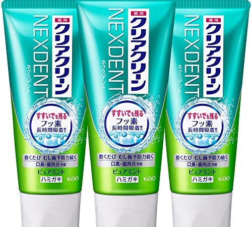 【まとめ買い】クリアクリーン ネクスデント ピュアミント 120g×3本セット
