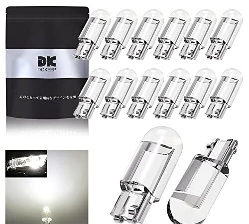 14個入 T10 車LED カー ポジション・ライセンスランプ 12V (ホワイト)