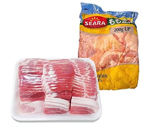 豚肉 小間切れ 1kg & 鶏もも肉 2kg 最強コスパセット お得 合計3kg 豚肉 鶏肉 焼肉用 生姜焼き用 炒め用 モモ肉 冷凍 まとめ買い（小間切れ1kg + 鶏モモ肉2kg）