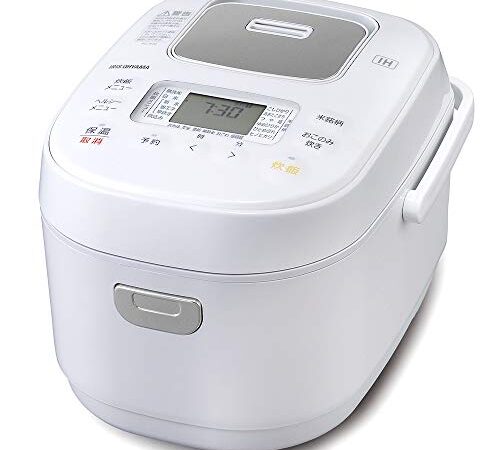 アイリスオーヤマ 炊飯器 3合 IH式 40銘柄炊き分け機能 極厚火釜 玄米 2020年モデル ホワイト RC-IK30-W