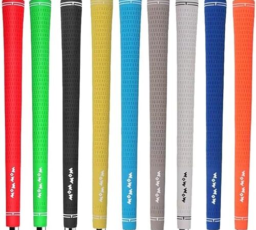 ゴルフグリップ ウッド アイアン用グリップ グリップ8本セット 8本 交換 滑り止め バックライン無し 全天候パフォーマンス ゴム素材 M58 無地 純色 WOW (緑色)