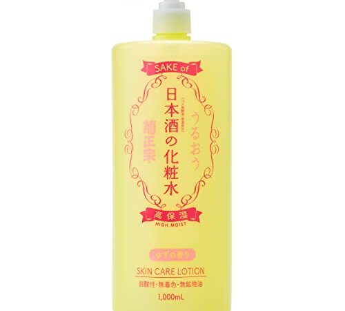 【Amazon.co.jp限定】 SAKE of (セイクオブ) 菊正宗 日本酒の化粧水 高保湿 ゆずの香り 1,000ml セラミド 大容量 ポンプ