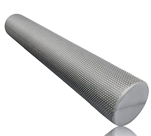 Fungoal フォームローラー ［グレー］ 肩甲骨 背中のストレッチ 『マニュアル付き』 体幹 バランス ヨガ ポール 筋膜リリース