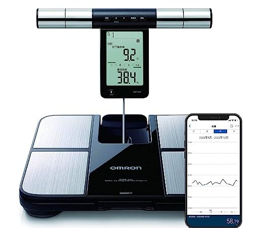 オムロン 体重 体組成計 KRD-703T スマホ連動 体脂肪率 全身測定方式 部位別測定 OMRON connect対応 ブラック