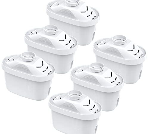 UPERCT 浄水ポット用カートリッジ ブリタ カートリッジ 交換用カートリッジ 【ブリタ マクストラ BRITA MAXTRA 】プレゼント 6個入