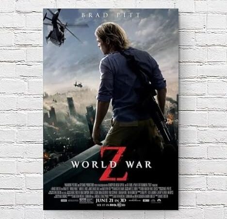 映画ポスター ワールドウォーZ WORLD WAR Z ブラッドピッド 11×17インチ (27.9×43.2cm) US版 mo1 [並行輸入品]