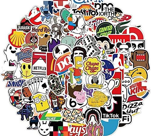 100枚 ステッカーセット ブランド fashion ファッション シール 防水シール おしゃれ かわいい スーツケースステッカー お気に入りのスーツケース ギター 手帳 車 バイク 自転車 ヘルメット パソコン 携帯 ノートなど適用