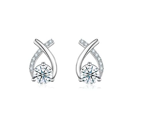 37.2°C レディースピアス 18Kコーディングシルバー925 ジルコニアピアス “幸運鯉” オリジナル高級ギフトボックス付き (プラチナ) 母の日 ピアス アクセサリークリスマス ピアス