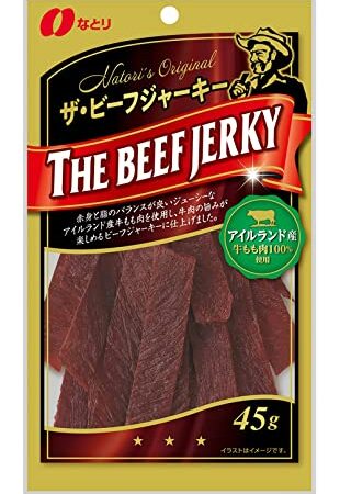 なとり ザ・ビーフジャーキー 45g×5袋【エネルギー108kcal たんぱく質17.3g 脂質2.7g ※1袋当たり】