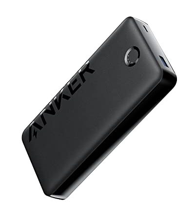 Anker Power Bank (20000mAh, 15W) (大容量 モバイルバッテリー 15W 20000mAh) 【PowerIQ搭載/PSE技術基準適合/USB-C入力対応】 iPhone Android その他各種機器対応 (ブラック)