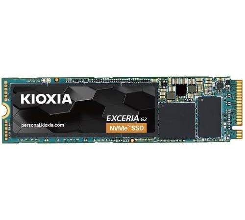 キオクシア KIOXIA 内蔵 SSD 1TB NVMe M.2 Type 2280 PCIe Gen 3.0×4 国産BiCS FLASH TLC 搭載 5年保証 EXCERIA G2 SSD-CK1.0N3G2/N 【国内正規代理店保証品】