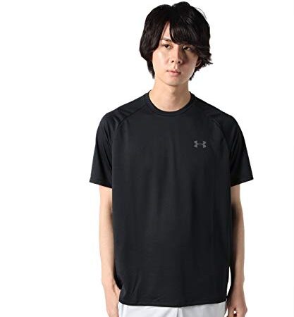 [アンダーアーマー] トレーニングT-シャツ UAテック2.0 ショートスリーブ Tシャツ メンズ Black / Graphite LG