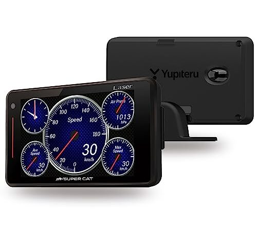 YUPITERU ユピテル レーザー&レーダー探知機 SUPER CAT A370 3.6インチ液晶 ワンボディ 第3世代アンプIC 3年保証 Yupiteru