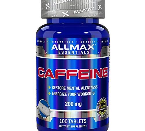 AllMax Nutrition - カフェイン 200 mg。100錠剤