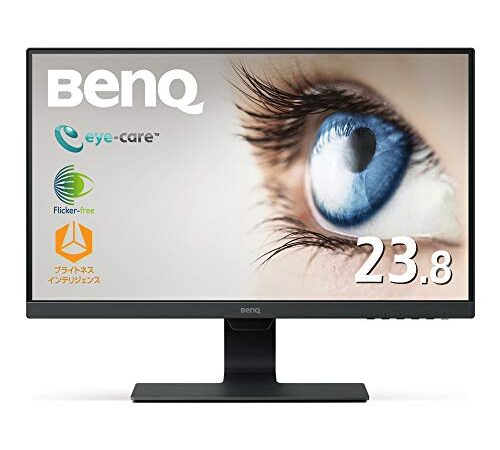 ベンキュージャパン BenQ GW2480 アイケアモニター (23.8インチ/フルHD/IPS/輝度自動調整(B.I.)搭載/ウルトラスリムベゼル/DisplayPort,HDMI,VGA端子) ブラック